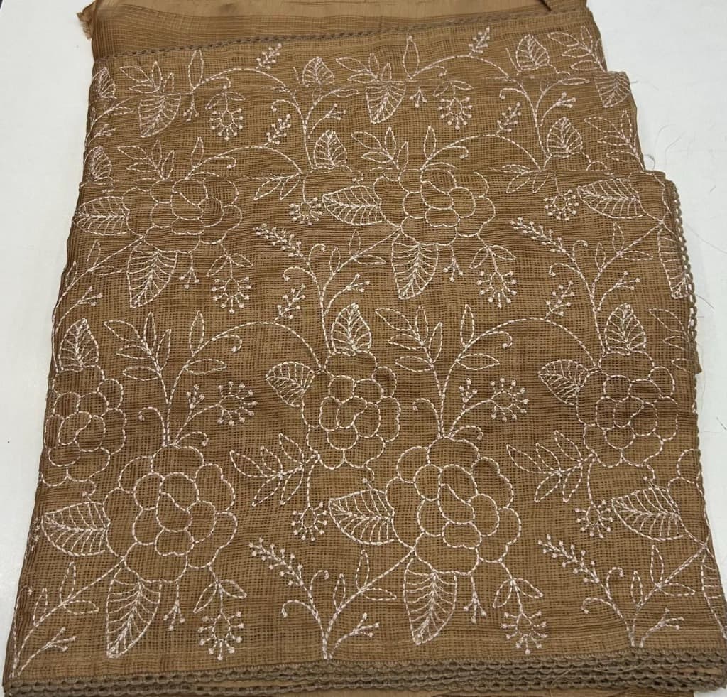 Agnika Boutique Premium Saree - Mocha Elegance